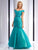 Clarisse - 2810 Lace Off Shoulder Mermaid Dress in Green and Neutral
