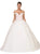 Dancing Queen - 1188 Off-Shoulder Beaded Quinceanera Ballgown In White