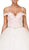 Dancing Queen - 1188 Off-Shoulder Beaded Quinceanera Ballgown In White