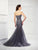Mon Cheri - Montage by Mon Cheri - Beaded Lace Sweetheart Dress 118964W In Gray