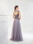 Montage, Ivonne D by Mon Cheri - 118978W Embroided Lace Chiffon Dress In Purple