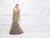 Montage, Ivonne D by Mon Cheri - 118D01W Metallic Lace Chiffon Dress In Gold