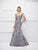 Ivonne D for Mon Cheri - 118D01 Ruffled Fitted Trumpet Evening D4r In Purple