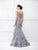Ivonne D for Mon Cheri - 118D01 Ruffled Fitted Trumpet Evening D4r In Purple