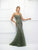 Montage, Ivonne D by Mon Cheri - 118D11W Beaded Tulle Trumpet Dress In Green
