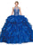 Bejeweled Illusion Halter Ruffled Quinceanera Ballgown - ADASA