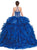 Bejeweled Illusion Halter Ruffled Quinceanera Ballgown - ADASA