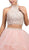 Dancing Queen - 1193 Beaded Two Piece Quinceanera Gown In Pink
