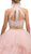 Dancing Queen - 1193 Beaded Two Piece Quinceanera Gown In Pink