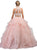 Dancing Queen - 1193 Beaded Two Piece Quinceanera Gown In Pink
