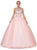 Dancing Queen - 1194 Illusion Bateau Bejeweled Quinceanera Ballgown