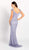 Mon Cheri - Cameron Blake by Mon Cheri - Ribbon Applique Allover Lace Dress 119643 In Purple