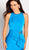 Cameron Blake by Mon Cheri - 119648 Pleated Halter Trumpet Dress In Blue