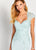 Cameron Blake by Mon Cheri - 119651 Ornate Cap Sleeve Queen Anne Gown In Blue