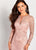 Cameron Blake by Mon Cheri - 119652W Bead-Trimmed Allover Lace Gown In Pink