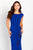 Cameron Blake by Mon Cheri - 119659 Jersey Bateau Dress With Beading In Blue