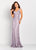 Cameron Blake by Mon Cheri - 119662W Versatile Jeweled Sheath Gown In Purple