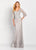 Cameron Blake by Mon Cheri - 119662W Versatile Jeweled Sheath Gown In Purple
