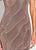 Cameron Blake by Mon Cheri - 119668 Beaded Draped Evening Dress In Neutral