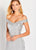 Cameron Blake by Mon Cheri - 119670 Sequined Off-Shoulder Fitted Gown In Silver