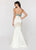 Ashley Lauren - 1196 Strapless Illusion Bodice Bridal Dress in White