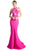 Cinderella Divine - Beaded Halter Neck Scuba Mermaid Dress