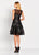 Social Occasions by Mon Cheri - 119822B Bedazzled Tulle A-line Dress In Black