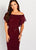 Social Occasions by Mon Cheri - 119825 Off-Shoulder Flutter Dress In Purple