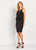 Social Occasions by Mon Cheri - 119826 Flounced Illusion Jewel Dress In Black