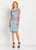Social Occasions by Mon Cheri - 119827 Dress with Detachable Sleeves In Blue and Black