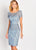 Social Occasions by Mon Cheri - 119827 Dress with Detachable Sleeves In Blue and Black