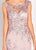 Social Occasions by Mon Cheri - 119828 Embellished Scoop Dress In Pink and Blue