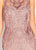 Social Occasions by Mon Cheri - 119829 Embroidered Bateau Sheath Dress In Pink