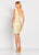 Social Occasions by Mon Cheri - Plunging V-Neck Empire Dress 119831