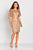 Mon Cheri - Embroidered Jewel Dress 119835 In Brown