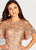 Social Occasions by Mon Cheri - 119835 Embroidered Jewel Dress In Brown