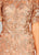 Mon Cheri - Embroidered Jewel Dress 119835 In Brown