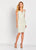 Social Occasions by Mon Cheri - 119836 Beaded V-neck Sheath Dress In Gold