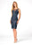 Social Occasions by Mon Cheri - 119839 Embroidered Tulle Sheath Dress In Blue and Multi-Color