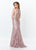 Montage, Ivonne D by Mon Cheri - 119932 Allover Lace Trumpet Gown In Pink