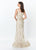 Montage, Ivonne D by Mon Cheri - 119933W Gown With Separate Sleeves In Gold