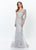 Montage, Ivonne D by Mon Cheri - 119933 Gown With Separate Sleeves In Silver