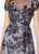 Montage, Ivonne D by Mon Cheri - 119945 Embroidered Floral A-Line Gown In Gray