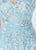 Montage, Ivonne D by Mon Cheri - 119945W Embroidered Floral ALine Gown In Blue
