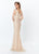 Montage, Ivonne D by Mon Cheri - 119948 Allover Lace Portrait Gown In Neutral