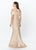 Montage, Ivonne D by Mon Cheri - 119955 Off-Shoulder Trumpet Gown In Gold