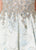 Montage, Ivonne D by Mon Cheri - 119956 Beaded Lace V-neck Ballgown In Blue and Gold