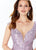 Montage, Ivonne D by Mon Cheri - 119961 Embroidered A-Line Dress In Purple
