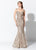 Montage, Ivonne D by Mon Cheri - 119D41 Lace Corset Mermaid Gown In Neutral