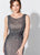 Montage, Ivonne D by Mon Cheri - 119D43 Beaded Tulle Trumpet Dress In Blue and Neutral